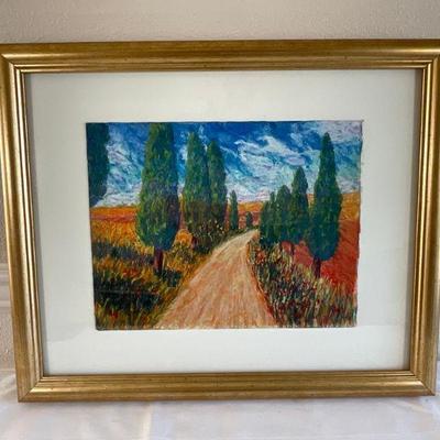 Jeff Whyman (Oil Pastel) Signed