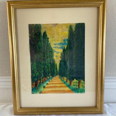 Jeff Whyman (Oil Pastel) Signed