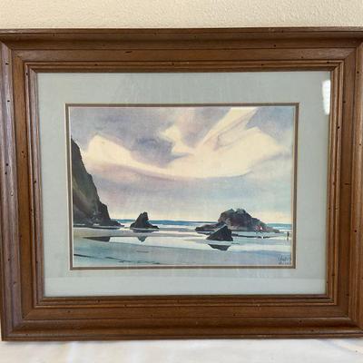 Charles Mulvey Signed Watercolor