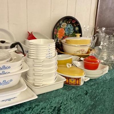 Corning ware. 