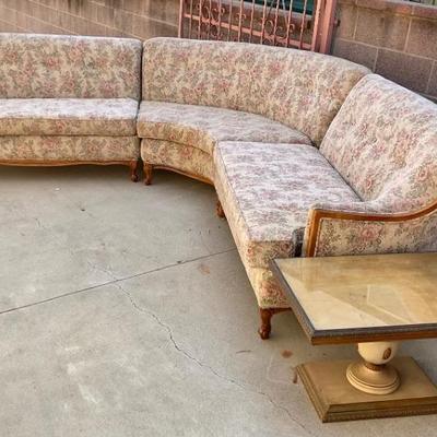 Floral couch