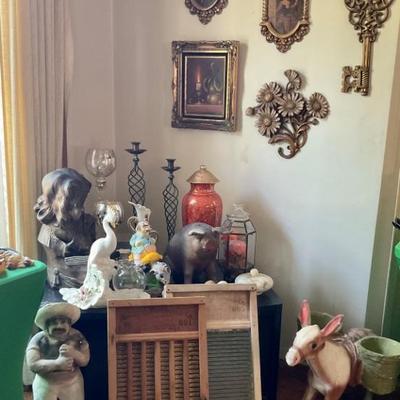 Syroco wall art. Wash boards. 