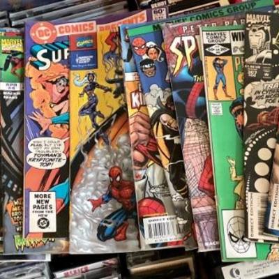 Many more comics not pictured