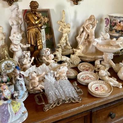 Various figurines from Spain Italy & Japan.
