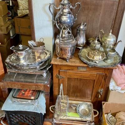 More silver plate items