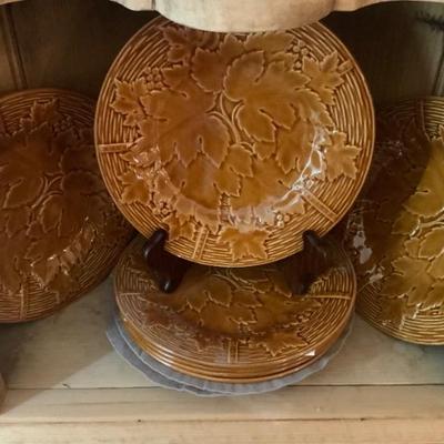 Majolaca style plates