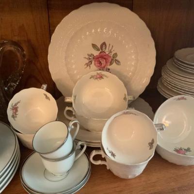 Billingsley Rose, Spode setting for four