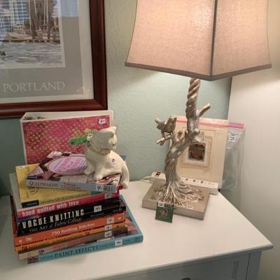 Knitting and quilting books