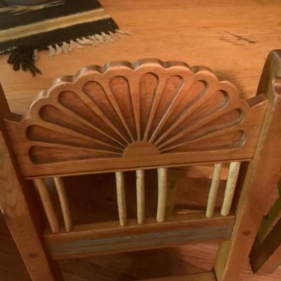 Hand carved chair
