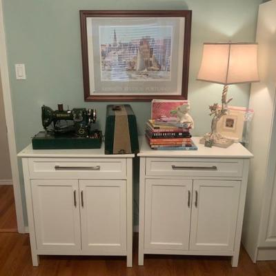 1939 Bernina and two well made chests