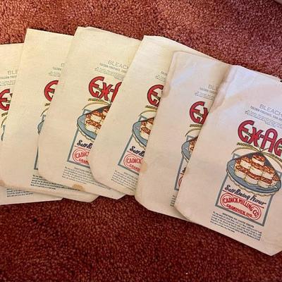 Vintage flour sacks - never used