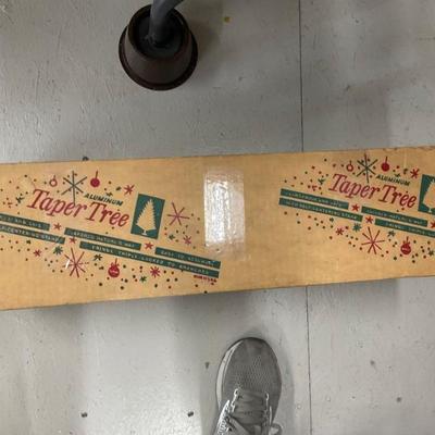 4â€™ silver aluminum Sears Christmas tree