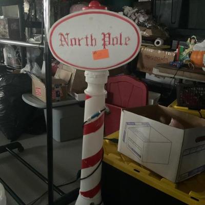 North Pole blow mold