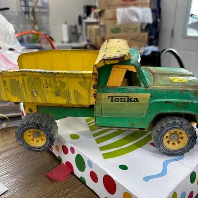 old tanka dump truck