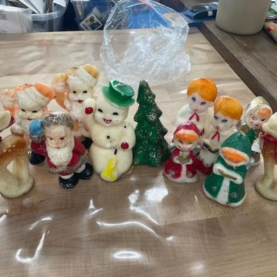 Vintage Christmas candles