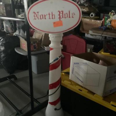 North Pole blow mold