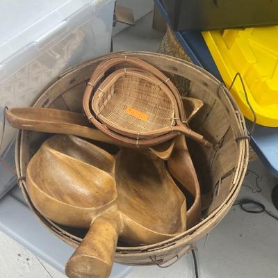 Vintage wooden items