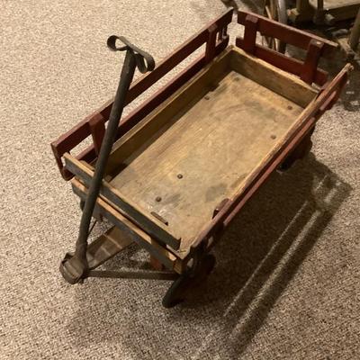 Vintage wooden wagon