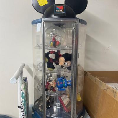 Mickey Mouse watch case with key