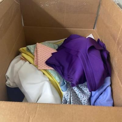 Vintage material lot