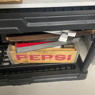 wooden Pepsi box
