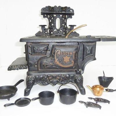 miniature iron stove