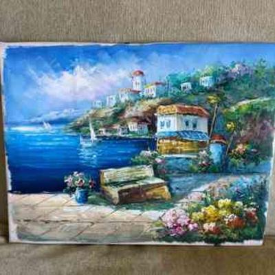 MPS078 Original Scenic Painting On Canvas