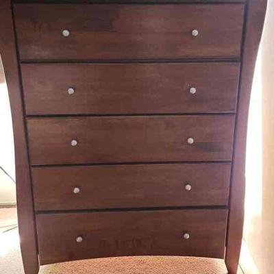 MPS028 - 5-Drawer Wooden Dresser 