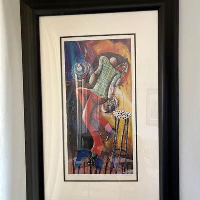 MPS021 Framed Limited Edition Lithograph By Marcus Glenn 