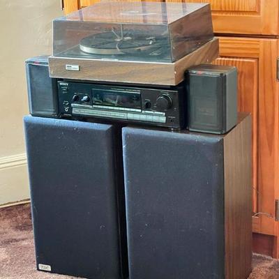 Record Player, Receiver & Speakers in Southbridge, MA
