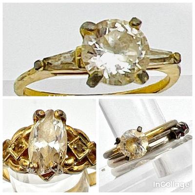 Sparkling Cocktail Rings in CZ and more