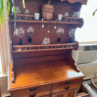 Buckaneer Hutch. Beautifully maintained with a monthly regimen of lemon oil over its lifetime. This piece shines! - Furniture in...