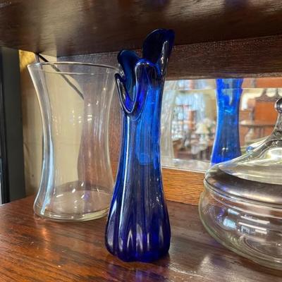 Mid-Century Swung Glass Vase
