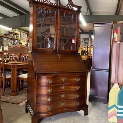 Vintage Mahogany Secretary by Maddox