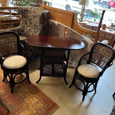Rattan Bistro Table