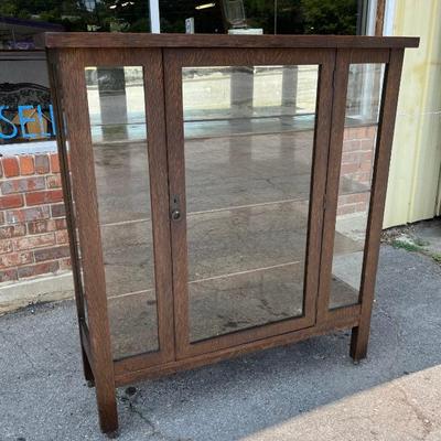 Mission Style China Cabinet