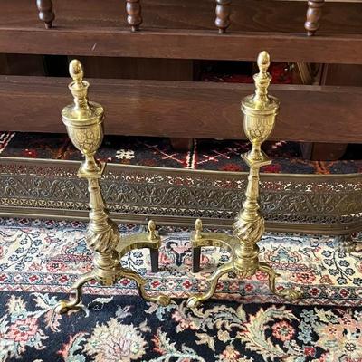 Brass Andirons