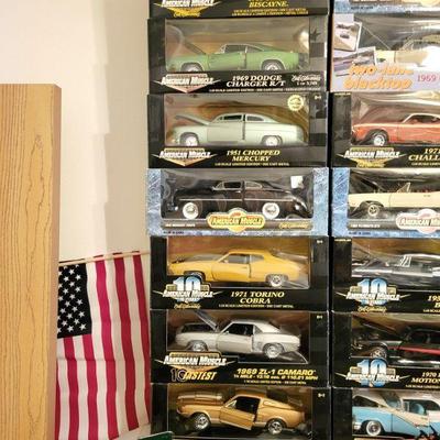 1:18 Die cast metal cars