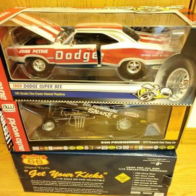 1:18 Die cast metal cars