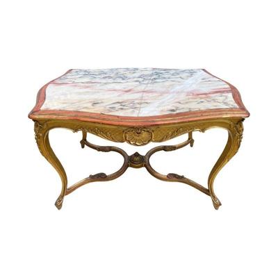 French 19th Century Gilded Table