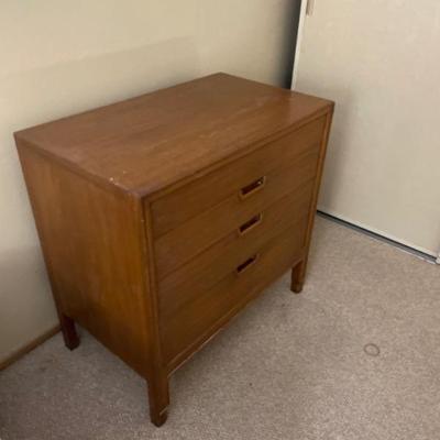 2 Mid Century Modern American 4 Drawer Dresser by Janus
