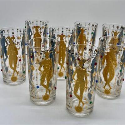 Lot 093   27 Bid(s)
8 Mardi Gras Jester Glassware