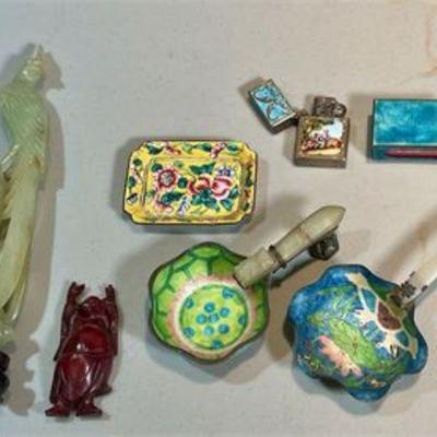 Lot 075   1 Bid(s)
Group of Asian Decorative Items
