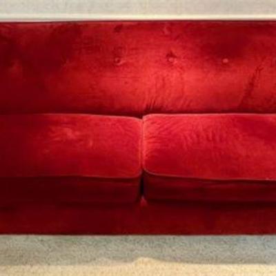 Lot 043   3 Bid(s)
La-Z-Boy Red Velvet Sofa