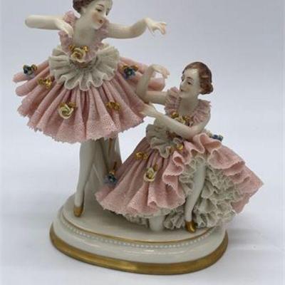 Lot 056   1 Bid(s)
Vintage Ackerman Fritze German Lace Figurine 