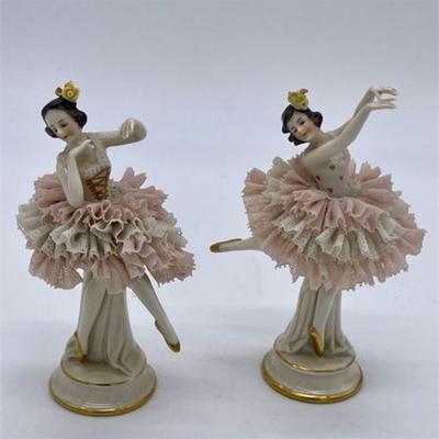 Lot 064   2 Bid(s)
Pair Ackermann and Fritze German Lace Figurines 