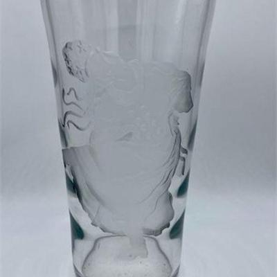 Lot 069   0 Bid(s)
Orrefors Style Etched Glass Vase