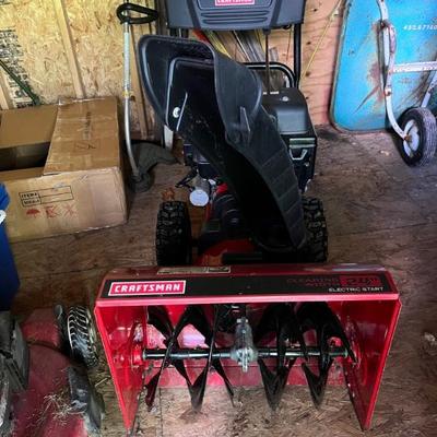 Craftsman 24" Clearing Width Electric Start Snowblower Super Clean