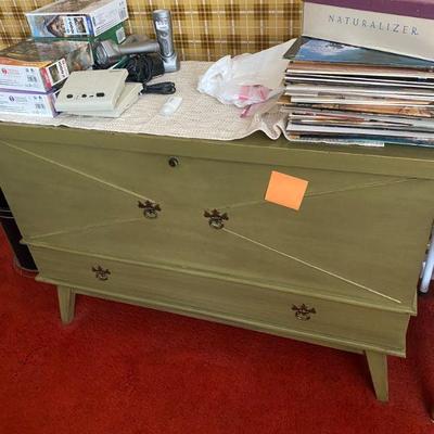 Green Antique Dresser