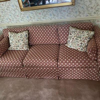 3 Seat Polka Dot Couch